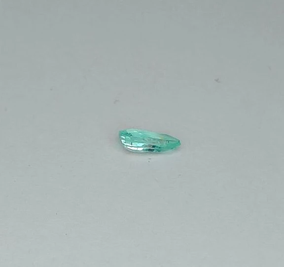 0.63ct Natural Paraiba Tourmaline Pear Cut Loose Gemstone From Brazil — view 2